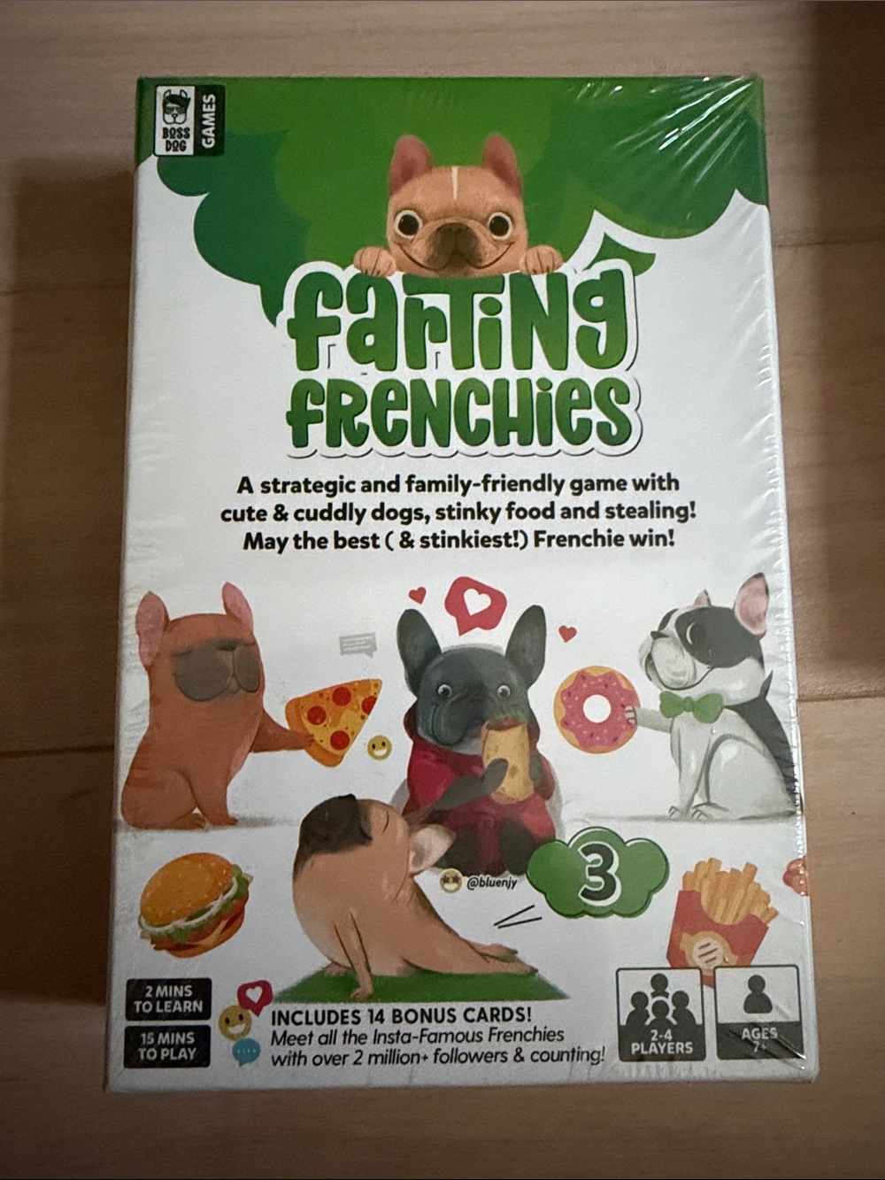 NWT Farting Frenchies Card Game